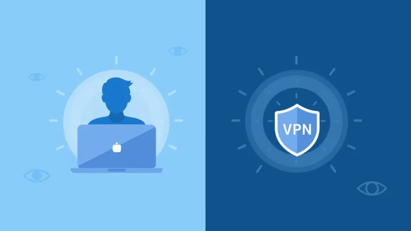 VPN anonymity privacy illustration
