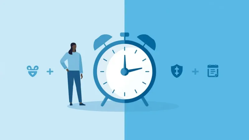 Fasting safety health illustration