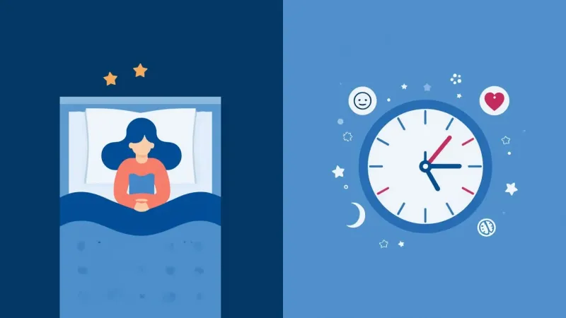 Sleeping less than 6 hours health effects illustration